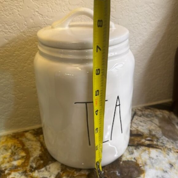 NWOT Large Rae Dunn Artisan Collection TEA Canister Kitchen Canisters - Picture 5 of 6